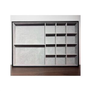 Grey Velvet Jewelry Organizer Tray // (2)